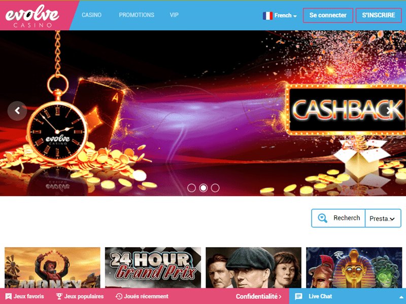 Découvrez les dernières innovations de l’Evolve Casino en ligne en France