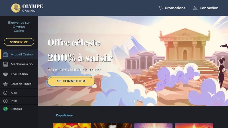 Découvrez les Bonus Exclusifs de l’Olympe Casino en Ligne en France